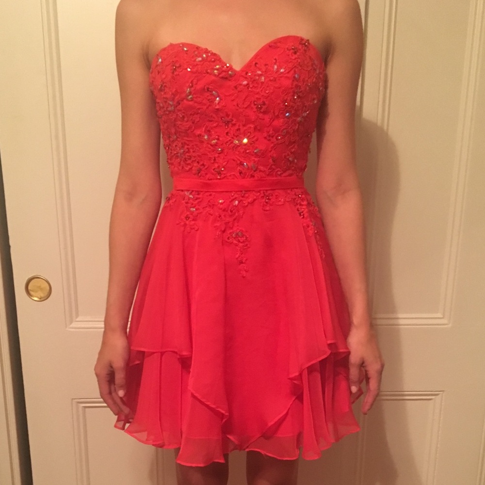 Homecoming red dress